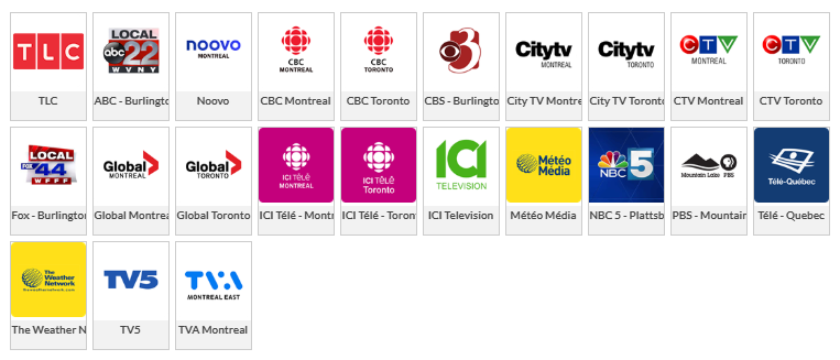 TV Channels List